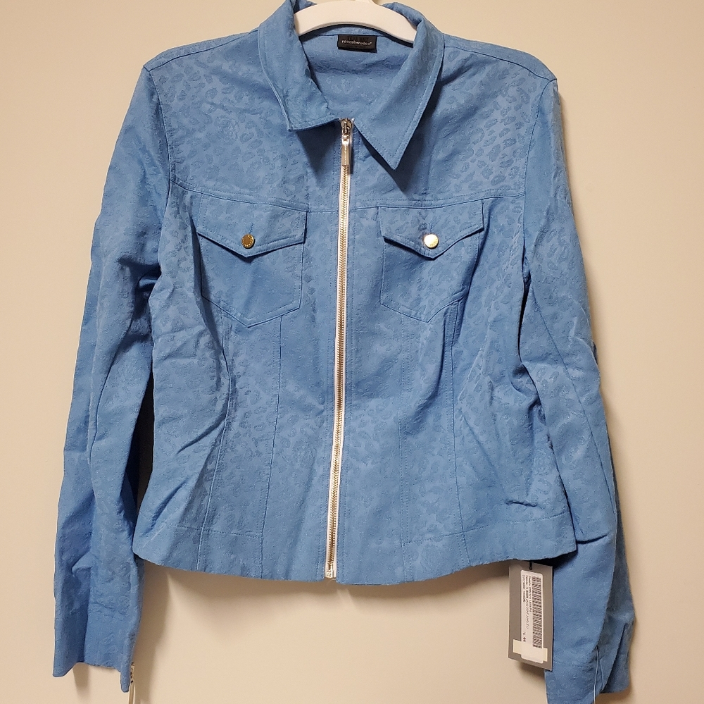 Vtg ROCCO BAROCCO Fitted Lightweight Blazer Jacket